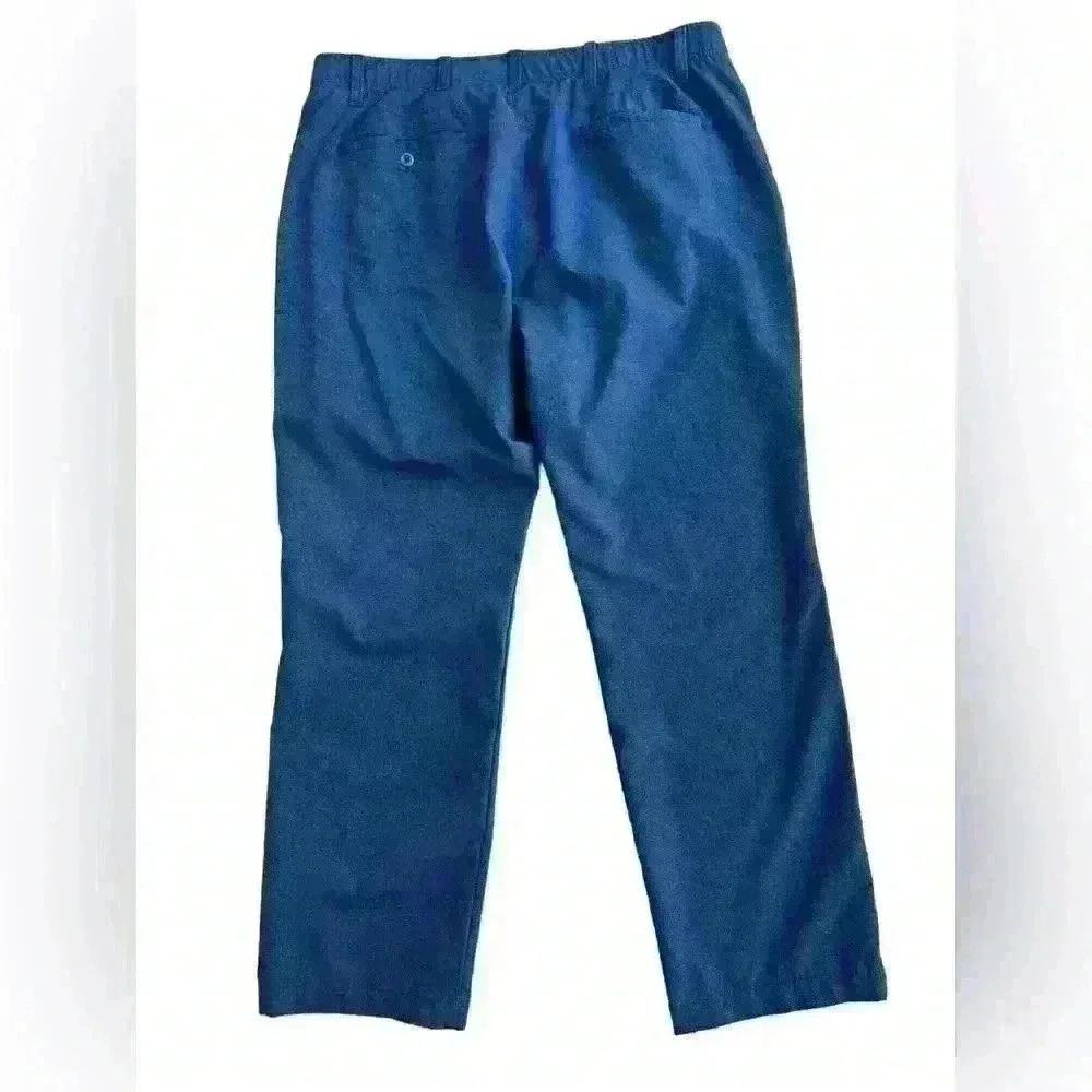Under Armour Golf Pants Mens 40X30 Blue Loose Fit Lightweight - Picture 3 of 5